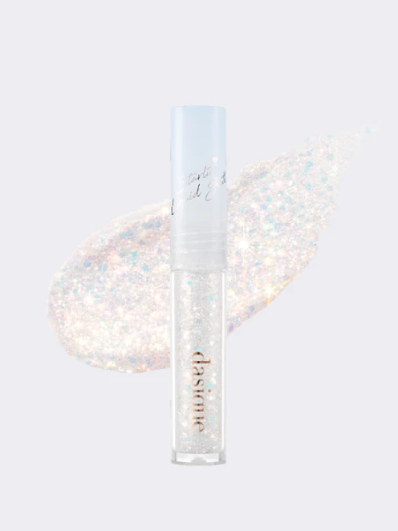 Жидкий глиттер для век Dasique Starlit Jewel Liquid Glitter #02 Candy Hearts Жидкий глиттер для век Dasique Starlit Jewel Liquid Glitter #02 Candy Hearts