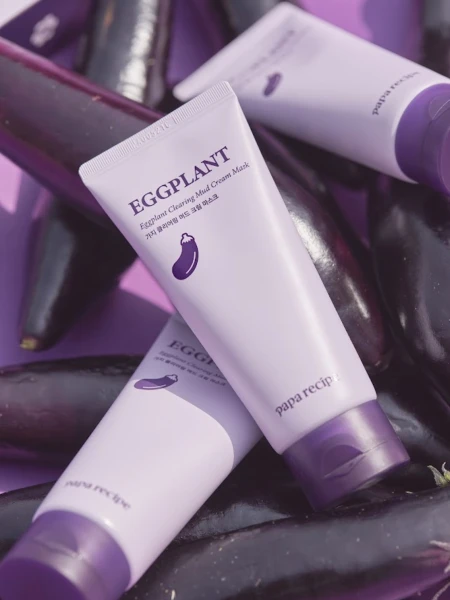 Очищающая глиняная маска с экстрактом баклажана Papa Recipe Eggplant Clearing Mud Cream Mask Очищающая глиняная маска с экстрактом баклажана Papa Recipe Eggplant Clearing Mud Cream Mask