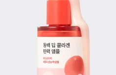 Укрепляющая сыворотка для лица с экстрактом камелии Round Lab Camellia Deep Collagen Firming Ampoule