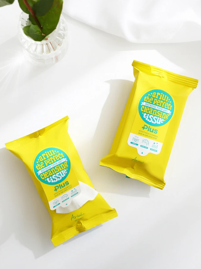 Очищающие салфетки для снятия макияжа МИНИ Ariul The Perfect Cleansing Plus