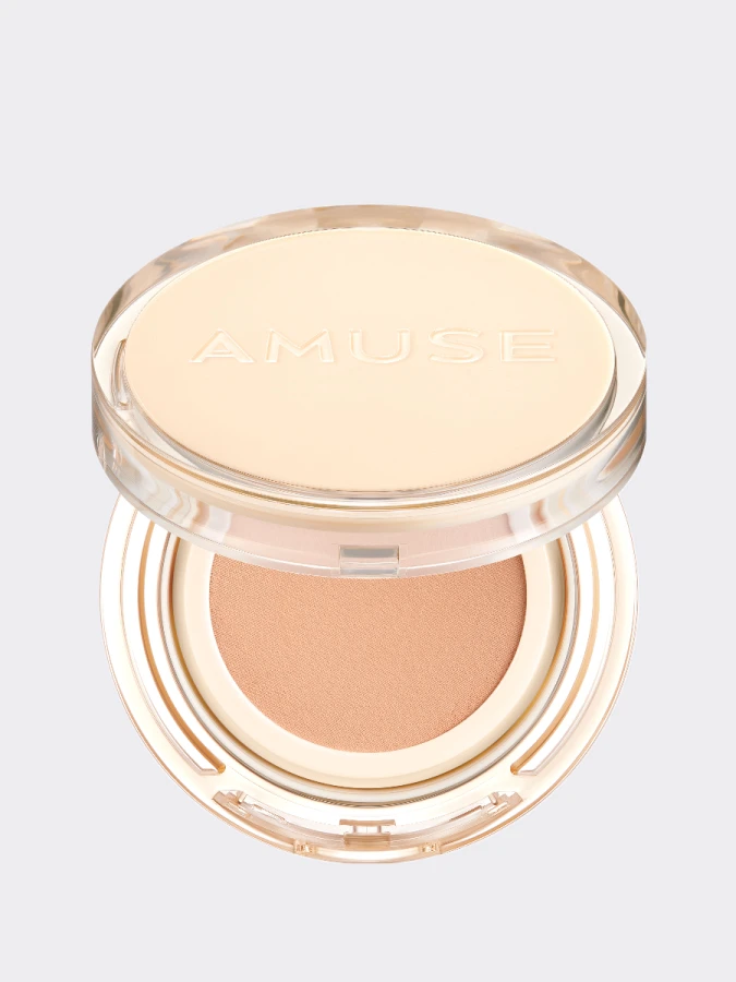 Тональное средство с влажным финишем AMUSE Dew Jelly Vegan Cushion SPF 38 PA+++ 02 Nude