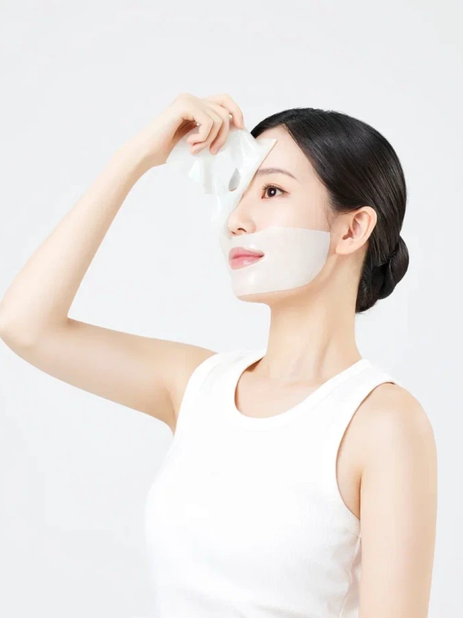Успокаивающая гидрогелевая маска с центеллой dewdap Cicatea Deep Calming Hydrogel Mask