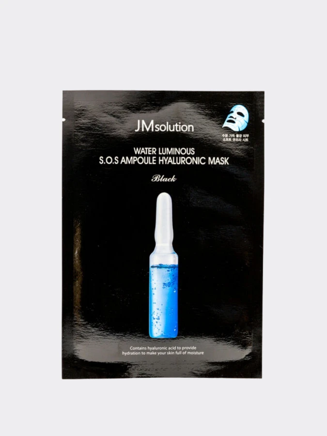 Тканевая маска для лица с гиалуроновой кислотой JMsolution Water Luminous S.O.S. Ampoule Hyaluronic Mask