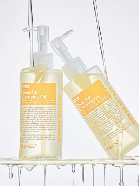 Гидрофильное масло с витаминным комплексом MEDI-PEEL Vegan Vitamin Deep-Tox Cleansing Oil Гидрофильное масло с витаминным комплексом MEDI-PEEL Vegan Vitamin Deep-Tox Cleansing Oil