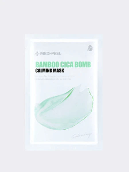 Успокаивающая маска с центеллой и бамбуком MEDI-PEEL Bamboo Cica Bomb Calming Mask Успокаивающая маска с центеллой и бамбуком MEDI-PEEL Bamboo Cica Bomb Calming Mask