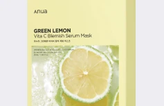 Набор осветляющих тканевых масок для лица ANUA Green Lemon Vita C Blemish Serum Mask Set
