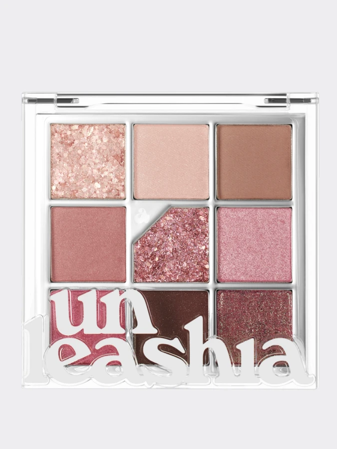 Палетка теней для век UNLEASHIA Glitterpedia Eye Palette N°5 All of Dusty Rose