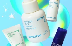 Подарочный набор для ухода за кожей с экстрактом центеллы и ретинолом innisfree Clear & Repairing Set