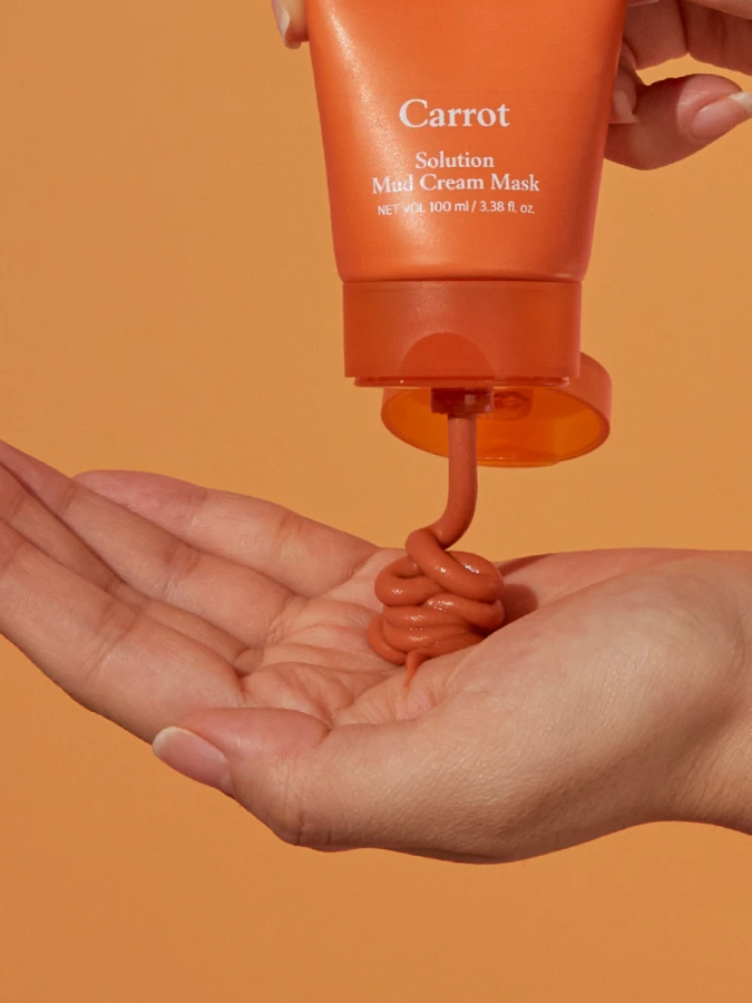Осветляющая глиняная маска с экстрактом моркови и каолином Papa Recipe Carrot Solution Mud Cream Mask