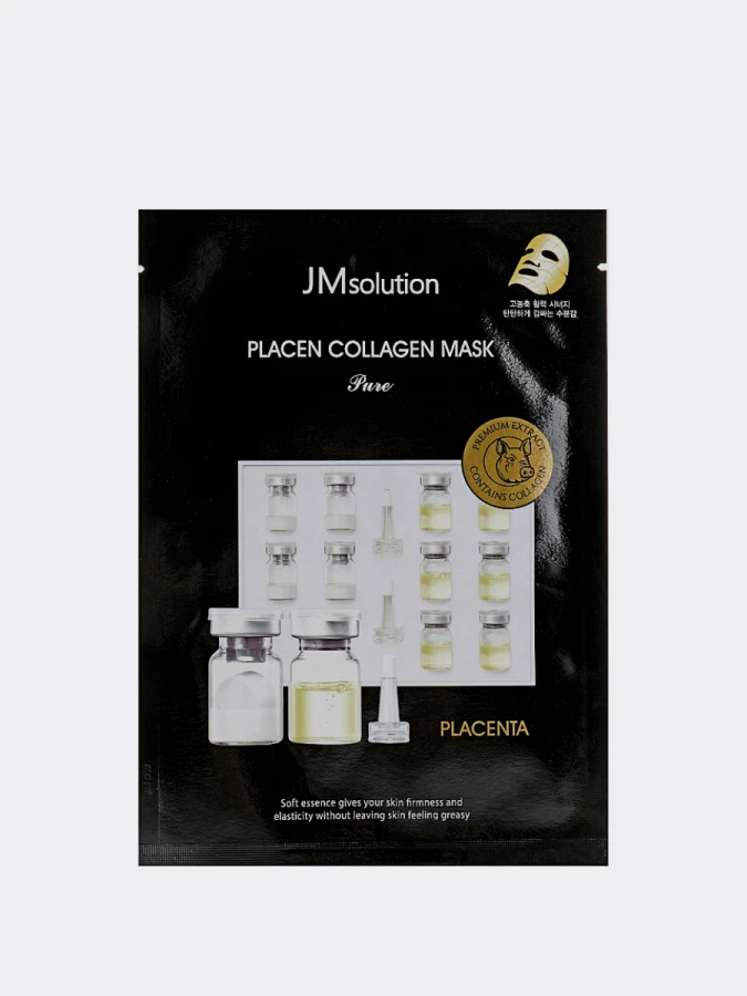 Тканевая плацентарная маска для лица с коллагеном JMsolution Placen Collagen Mask