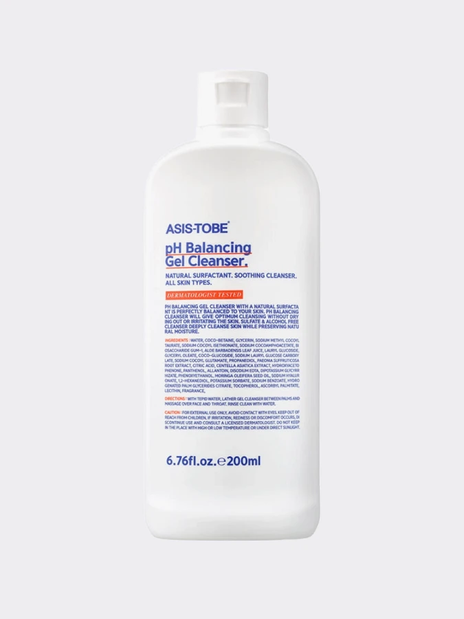 Мягкий гель для умывания с растительными экстрактами ASIS-TOBE pH Balancing Gel Cleanser