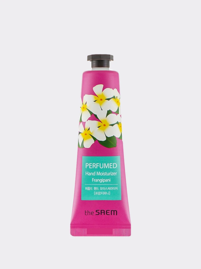 Парфюмированный крем для рук с ароматом франжипани The Saem Perfumed Hand Cream Frangipani