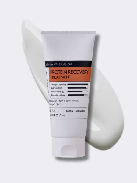 Восстанавливающий несмываемый протеиновый бальзам для волос Derma Factory Protein Recovery Treatment