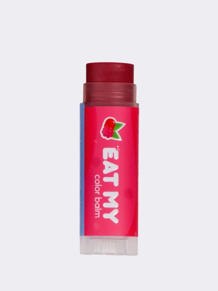 Оттеночный бальзам для губ "Вишнево-малиновый слаш" EAT MY Color Balm Cherry & Raspberry Slushie