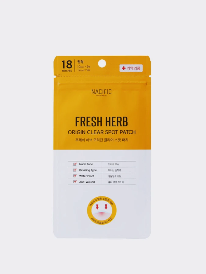 Патчи против воспалений Nacific Fresh Herb Origin Clear Spot Patch