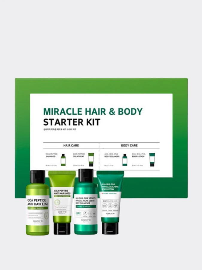 Набор миниатюр для тела и волос Some By Mi Miracle Hair&Body Starter Kit