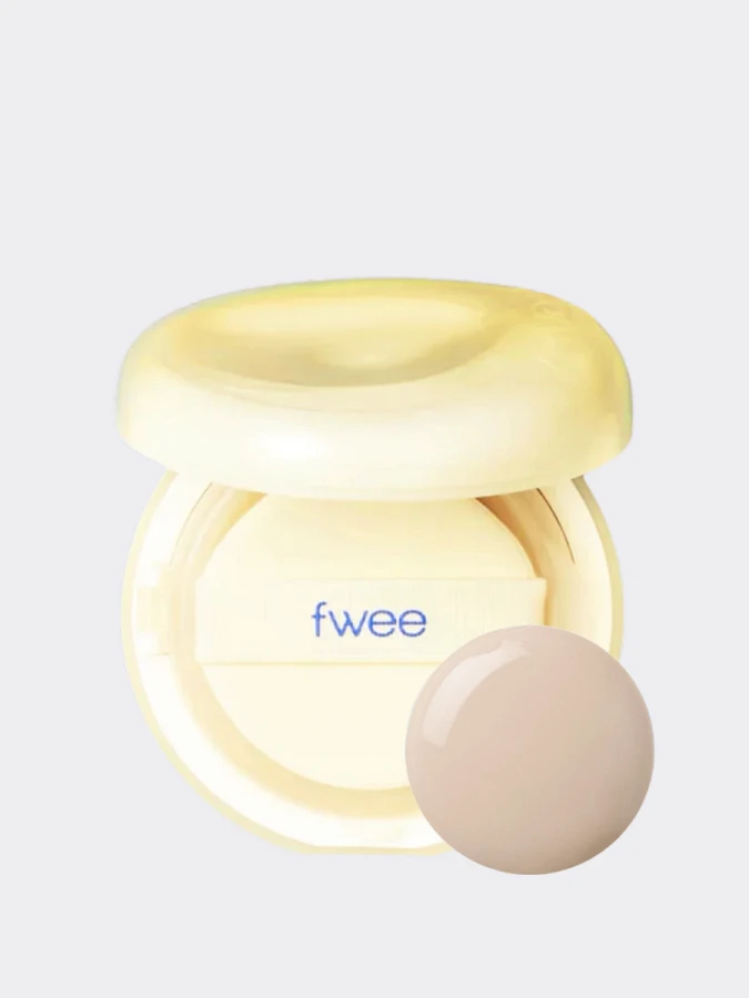 Насыщенный тональный кушон fwee Cushion Egg-fit Cover 1.5 Peach