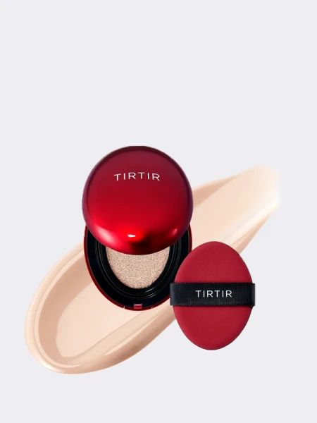 МИНИ Тональный кушон с полуматовым финишем TIRTIR Mask Fit Red Cushion 17C Porcelain МИНИ Тональный кушон с полуматовым финишем TIRTIR Mask Fit Red Cushion 17C Porcelain