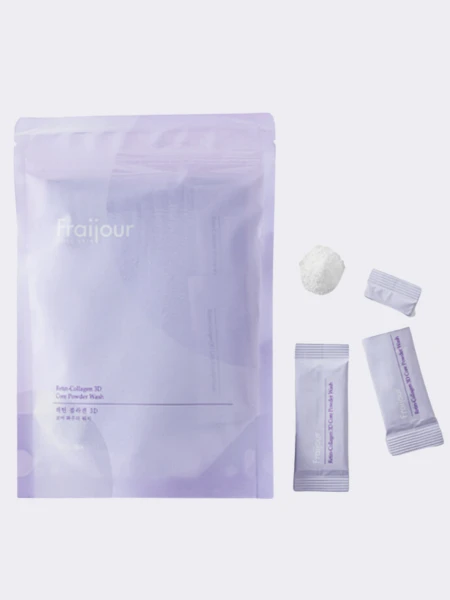 Обновляющая энзимная пудра с коллагеном и ретиналем Fraijour Retin-Collagen 3D Core Powder Wash Обновляющая энзимная пудра с коллагеном и ретиналем Fraijour Retin-Collagen 3D Core Powder Wash
