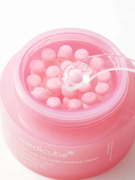 Укрепляющий капсульный крем с ПДРН и коллагеном Medicube PDRN Pink Collagen Capsule Cream