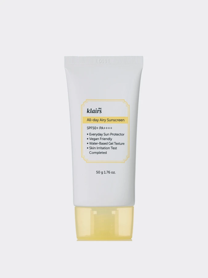 Солнцезащитный флюид Dear, Klairs All-day Airy Sunscreen SPF50 PA++++ Солнцезащитный флюид Dear, Klairs All-day Airy Sunscreen SPF50 PA++++