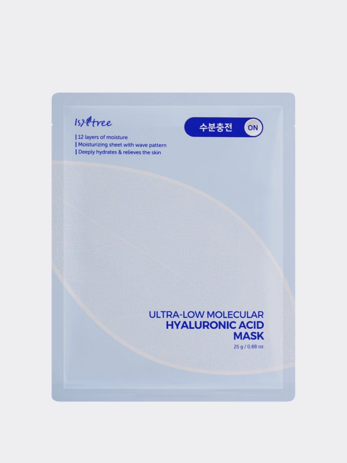 Тканевая маска с низкомолекулярной гиалуроновой кислотой Isntree Ultra-Low Molecular Hyaluronic Acid Mask