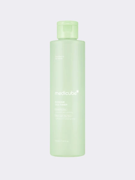 Успокаивающий тонер с экстрактом центеллы и чайного дерева Medicube Exosome Cica Toner Успокаивающий тонер с экстрактом центеллы и чайного дерева Medicube Exosome Cica Toner