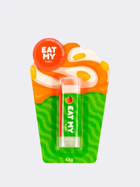 Бальзам для губ с ароматом манговой панна котты EAT MY BALM Mango Panna Cotta