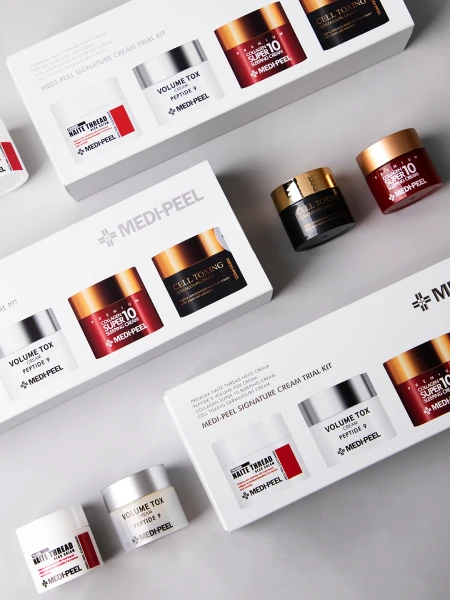 Набор миниатюр кремов для восстановления кожи лица и декольте MEDI-PEEL Signature Cream Trial Kit Набор миниатюр кремов для восстановления кожи лица и декольте MEDI-PEEL Signature Cream Trial Kit