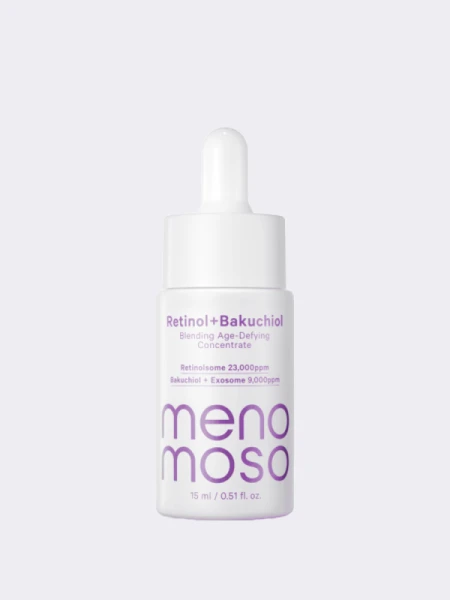 Обновляющая сыворотка с ретинолом и бакучиолом MENOMOSO Retinol + Bakuchiol Blending Age-Defying Concentrate Обновляющая сыворотка с ретинолом и бакучиолом MENOMOSO Retinol + Bakuchiol Blending Age-Defying Concentrate