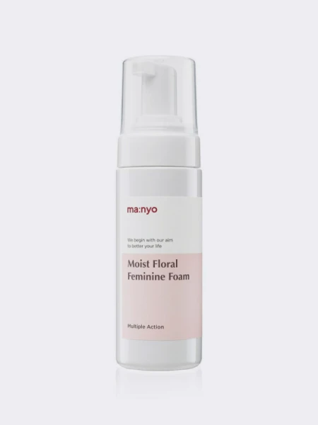 Пенка для интимной гигиены с цветочными экстрактами Ma:nyo Factory Moist Floral Feminine Foam Пенка для интимной гигиены с цветочными экстрактами Ma:nyo Factory Moist Floral Feminine Foam
