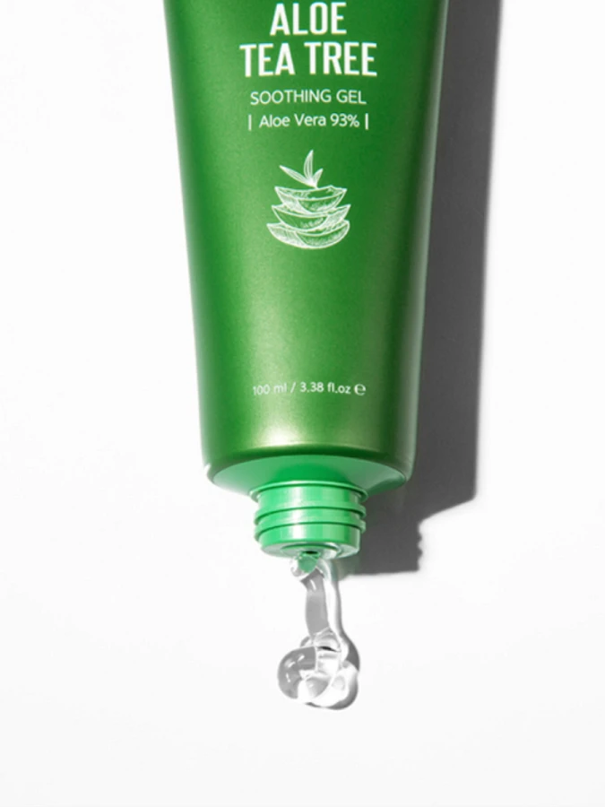 Успокаивающий универсальный гель для лица и тела с экстрактом чайного дерева и алоэ Nacific Aloe Tea Tree Soothing Gel