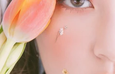 Мини-палетка теней в тёплых розовых оттенках rom&nd Better Than Eyes 01 Dry Mango Tulip