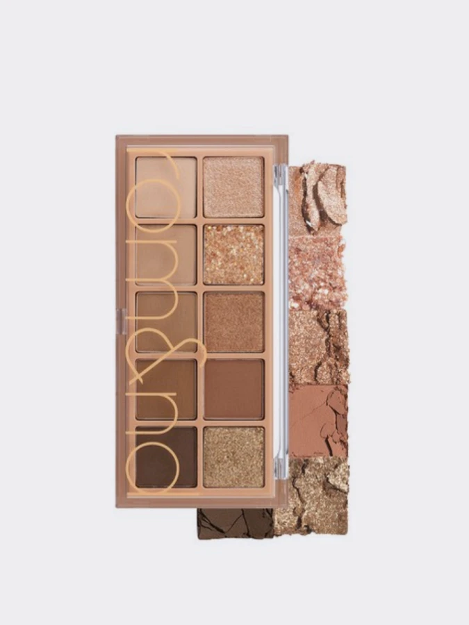 Палетка теней для век в коричневых оттенках rom&nd Better Than Palette 02 Mahogany Garden