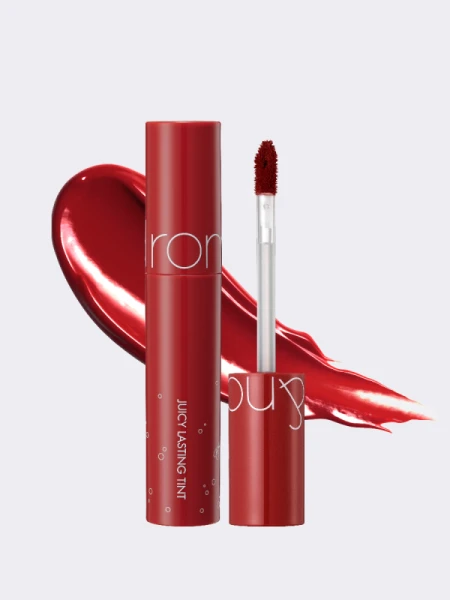 Сочный глянцевый тинт для губ в оттенке вишнёвого лимонада rom&nd Juicy Lasting Tint 16 Corni Soda