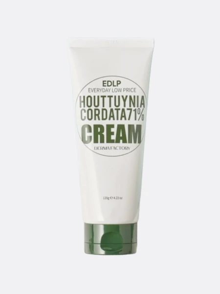 Успокаивающий крем для лица с экстрактом хауттюйнии MAXI Derma Factory Houttuynia Cordata 71% Cream Успокаивающий крем для лица с экстрактом хауттюйнии MAXI Derma Factory Houttuynia Cordata 71% Cream
