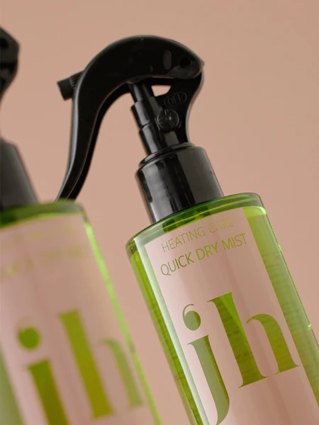 Термозащитный спрей для волос с растительными экстрактами JennyHouse Heating Care Quick Dry Mist