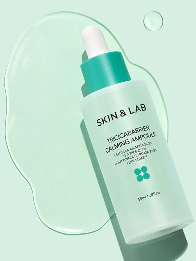 Обновлённая успокаивающая сыворотка для лица SKIN&LAB Tricicabarrier Calming Ampoule