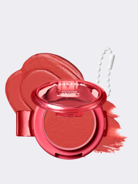 Вельветовый пигмент для губ и щёк AMUSE Powder Lip & Cheek 10 Scoop