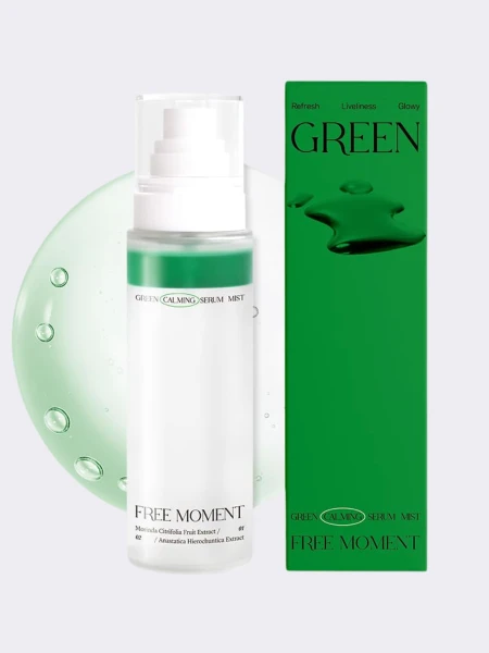Двухфазный мист для лица с растительными экстрактами Dr.Althea Free Moment Green Calming Serum Mist Двухфазный мист для лица с растительными экстрактами Dr.Althea Free Moment Green Calming Serum Mist