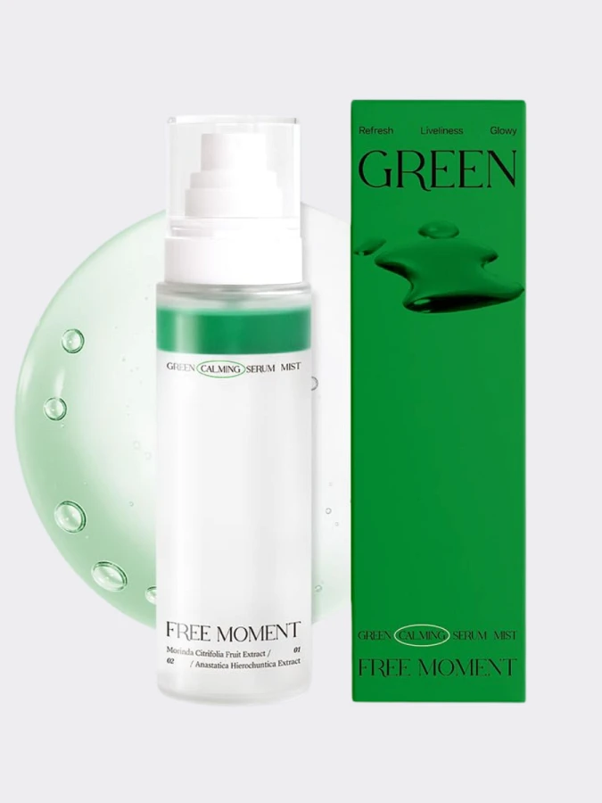 Двухфазный мист для лица с растительными экстрактами Dr.Althea Free Moment Green Calming Serum Mist