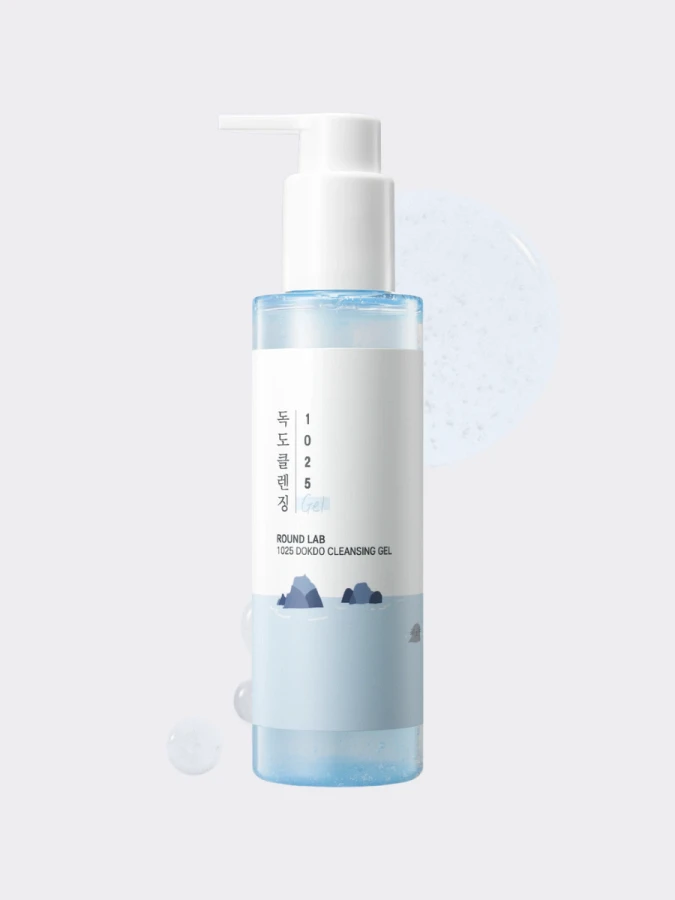 Мягкий гель для умывания с морской водой Round Lab 1025 Dokdo Cleansing Gel