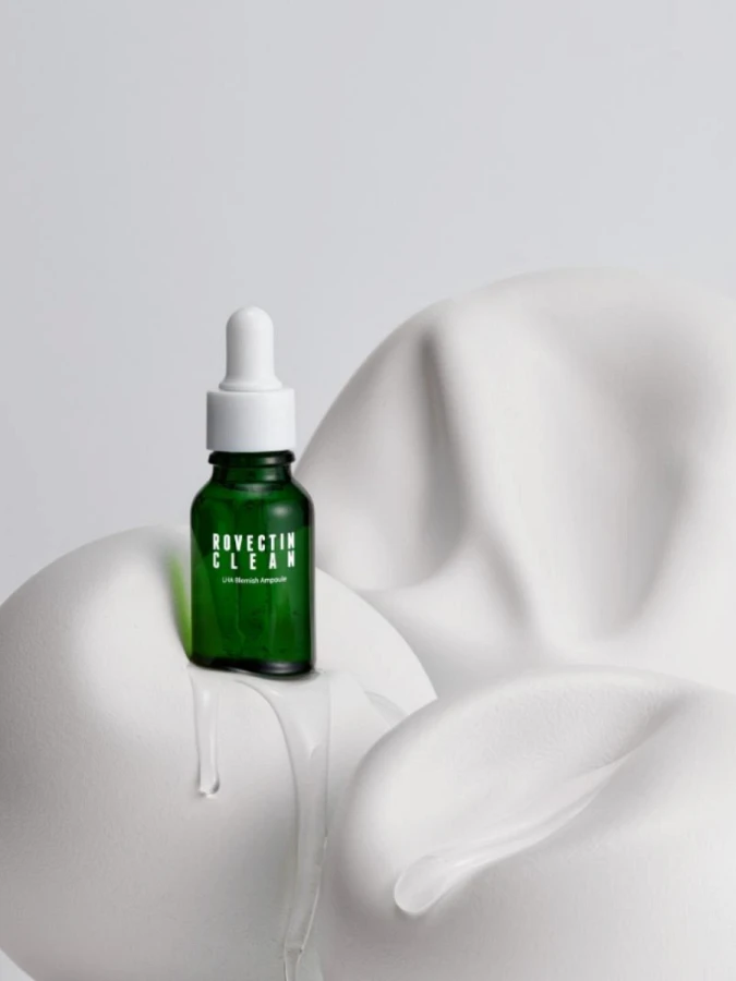 МИНИ Сыворотка для лица против воспалений и постакне ROVECTIN Clean LHA Blemish Ampoule
