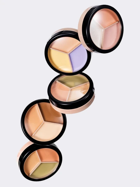 Палетка кремовых корректоров The Saem Cover Perfection Triple Pot Concealer 05 Dark Up Beige Палетка кремовых корректоров The Saem Cover Perfection Triple Pot Concealer 05 Dark Up Beige