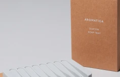 Силиконовая подставка для твёрдого мыла Aromatica Silicone Soap Tray