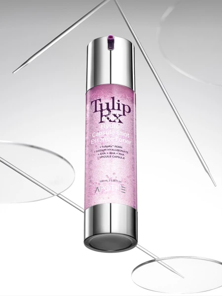 Увлажняющая тонер-эссенция с ПДРН и микроигдами APOTHE TulipRx PDRN Hydro Capsule Shot Essence Toner