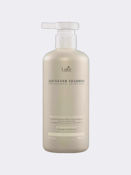 Шампунь для осветленных волос для поддержания холодного блонда La’dor Ash Silver Shampoo Шампунь для осветленных волос для поддержания холодного блонда La’dor Ash Silver Shampoo