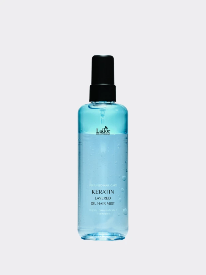Парфюмированный двухфазный спрей для волос La’dor Keratin Layered Oil Hair Mist