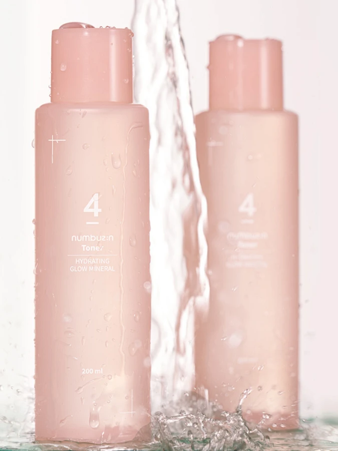 Увлажняющий тонер для лица с минеральной водой Numbuzin No.4 Hydrating Glow Mineral Toner
