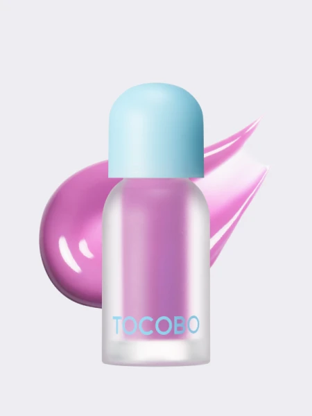 Оттеночное масло-плампер для губ TOCOBO Juicy Berry Plumping Lip Oil 17 Berry Milk